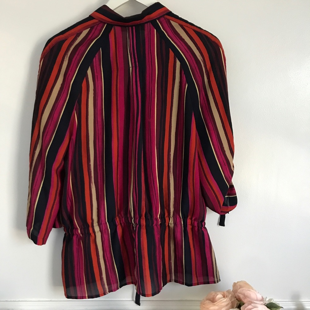 Striped Collared Shirt - Picture 6 of 6